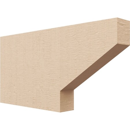 Ekena Millwork 2in. W x 8in. H x 16in. L Clemmons Woodgrain TimberThane Rafter Tail, Primed Tan RFTUR02X08X16CLERCPR